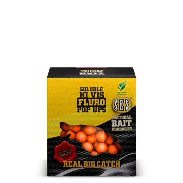 SBS Soluble Fluro Pop Ups Lemon&Orange (citrom-narancs) 10mm 20g PopUp Gecertificeerd
