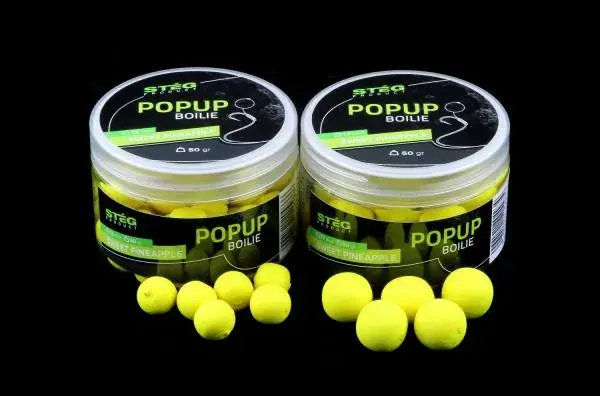 Stég Product Pop Up Boilie 13mm SWEET PINEAPPLE (édes ananász) 50gr PopUp Beste Prijs