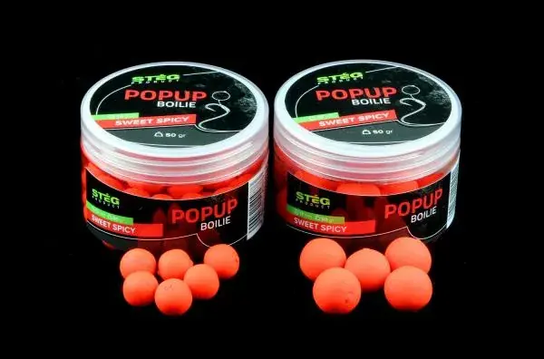 Stég Product Pop Up Boilie 17mm SWEET SPICY (édes fűszer) 50gr PopUp Aanbieding