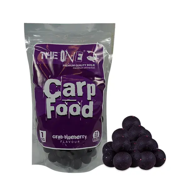 Laatste Versie THE ONE FOOD RED SOLUBLE 22MM 1KG (eper-kolbász) ETETŐ BOJLI