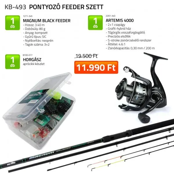 Nu Kopen NEVIS Pontyozó 340 cm Feeder szett