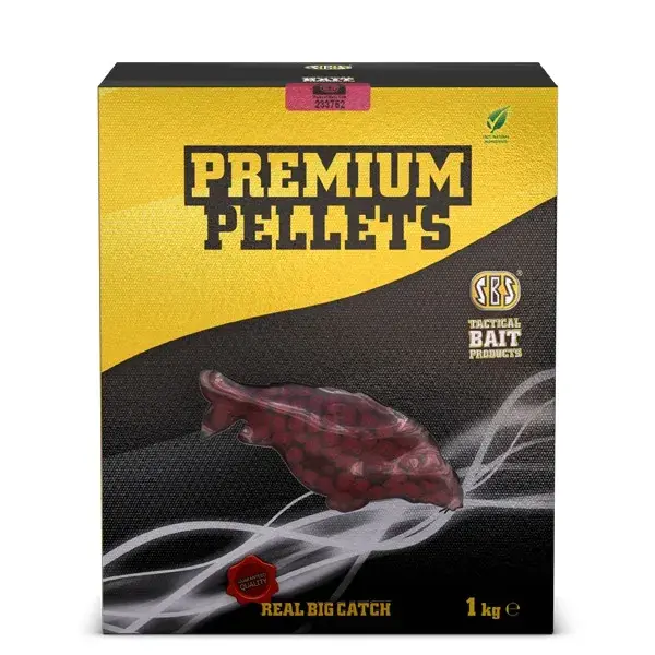 SBS Premium Pellets Krill Halibut 5kg 6mm Etető Pellet Merkproduct