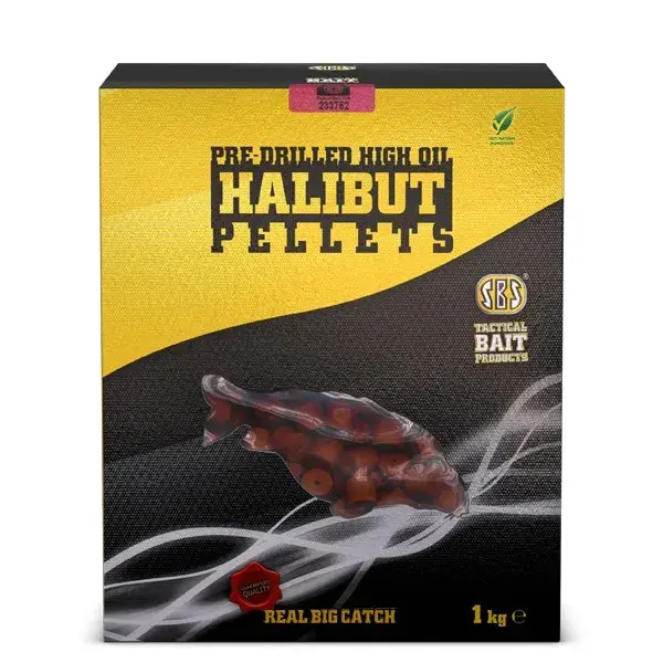 Finale Uitverkoop SBS PRE-DRILLED HALIBUT 1KG 14MM ETETŐ PELLET