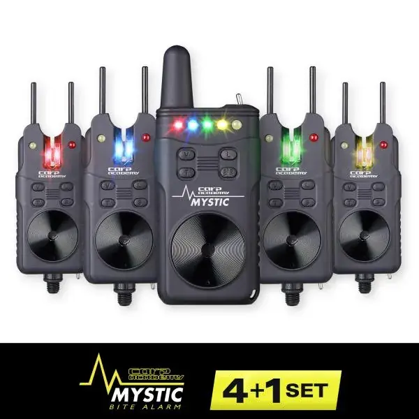 Beste Prijs Carp Academy Mystic 4+1 elektromos kapásjelző szett