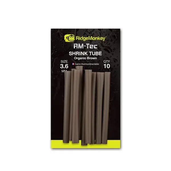 RIDGEMONKEY RM-TEC SHRINK TUBE ORGANIC BROWN 2,4MM ZSUGORCSŐ Weekendaanbieding