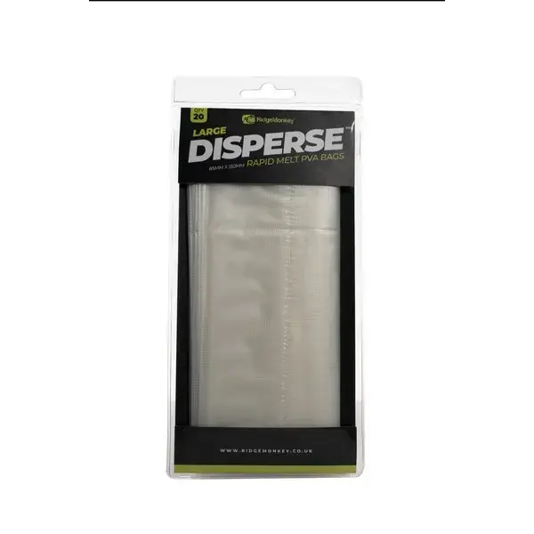 Bestel Nu RIDGEMONKEY DISPERSE PVA ZACSKÓ 70X150MM MEDIUM