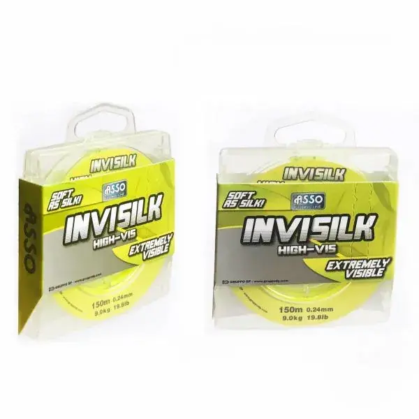 ASILY124 ASSO INVISILK monofil zsinór 150M 0,24 SÁRGA Op = Op