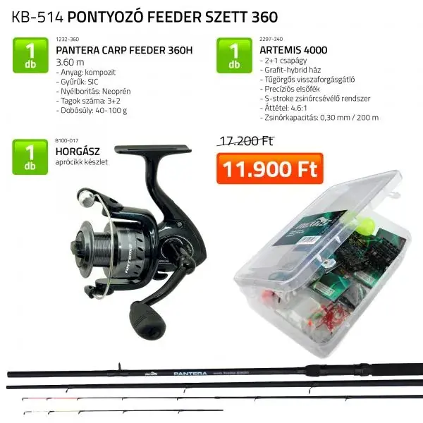 Nevis Pontyozó 360 cm Feeder szett Beste Prijs