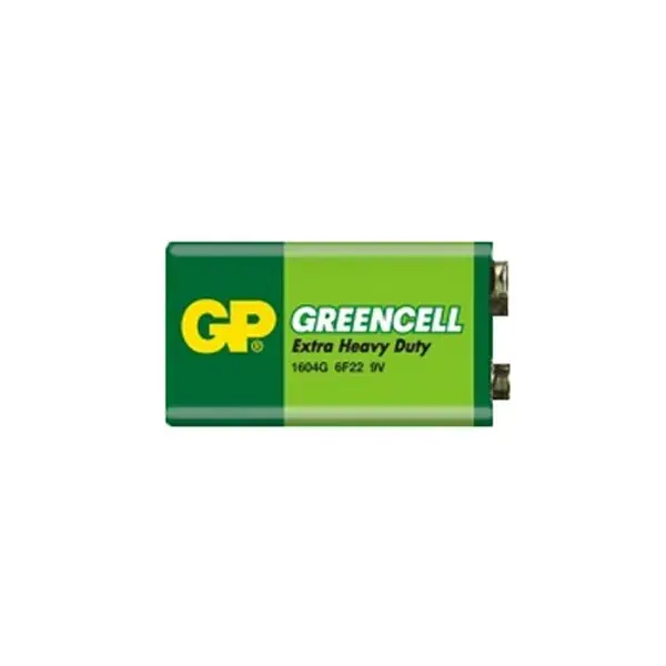 Snelle Levering GP GREENCELL 9V ELEM FÓLIÁS/1DB (B1250,GP1604G-S1)