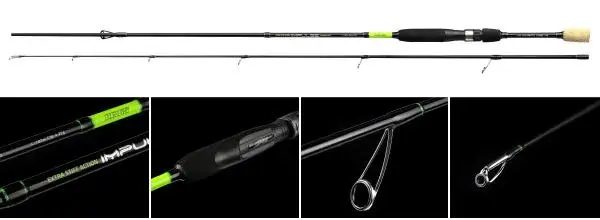 Premium Nevis Impulse 2.44m 18-40gr pergető horgászbot