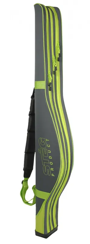 Seizoensaanbieding Stég 160cm 3 rekeszes Merev bottartó táska