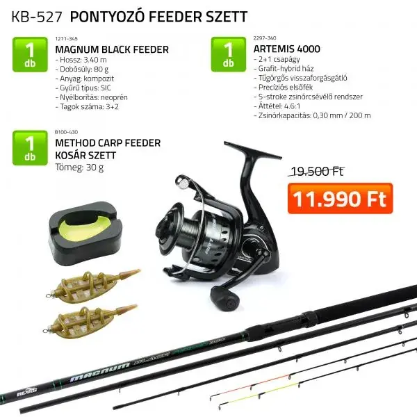 Nevis Pontyozó 340 cm Feeder szett Meest Verkocht