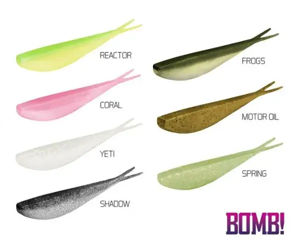 BOMB! Gumihal D-SHOT / 5db-8,5cm/Spring Betrouwbaar