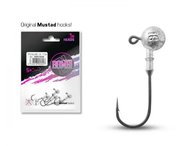 Bestel Nu Jig fej Delphin BOMB! / 5db-10g-8/0