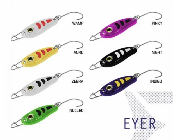 Villantó Delphin EYER-3g ZEBRA Hook 8 Populair