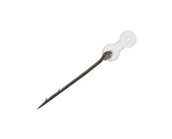 Delphin STINGER csalitüske+ szilikonkarikával / fekete / 12db-15mm Beperkte Voorraad