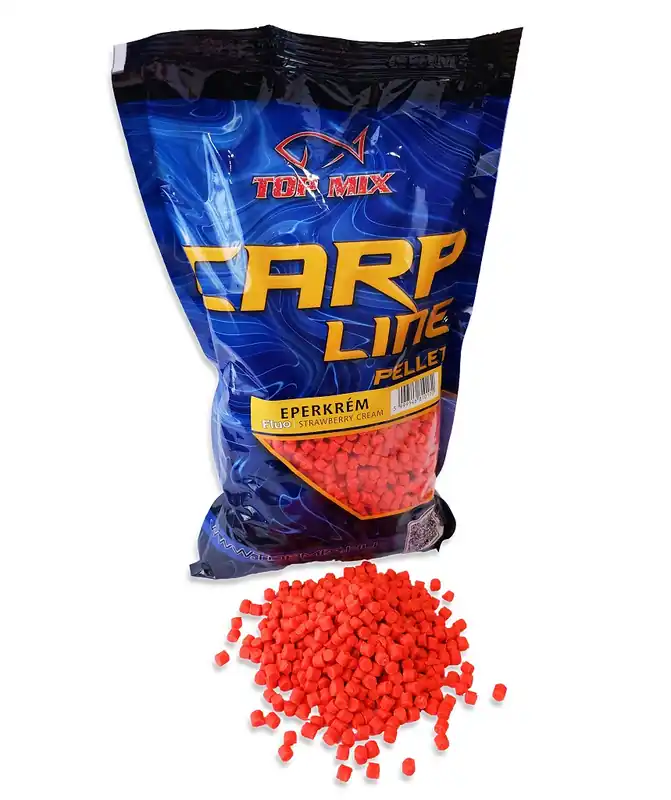 TOP MIX Carp Line Fluoro, Eperkrém etető pellet Direct Verzonden