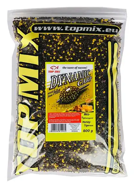Bestseller TopMix Dynamic Carp Méz-Tigrismogyoró Etető Pellet