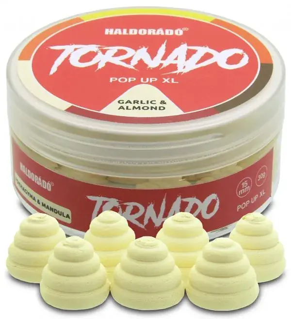 Flitsaanbieding Haldorádó TORNADO XL 15 mm Fokhagyma & Mandula PopUp