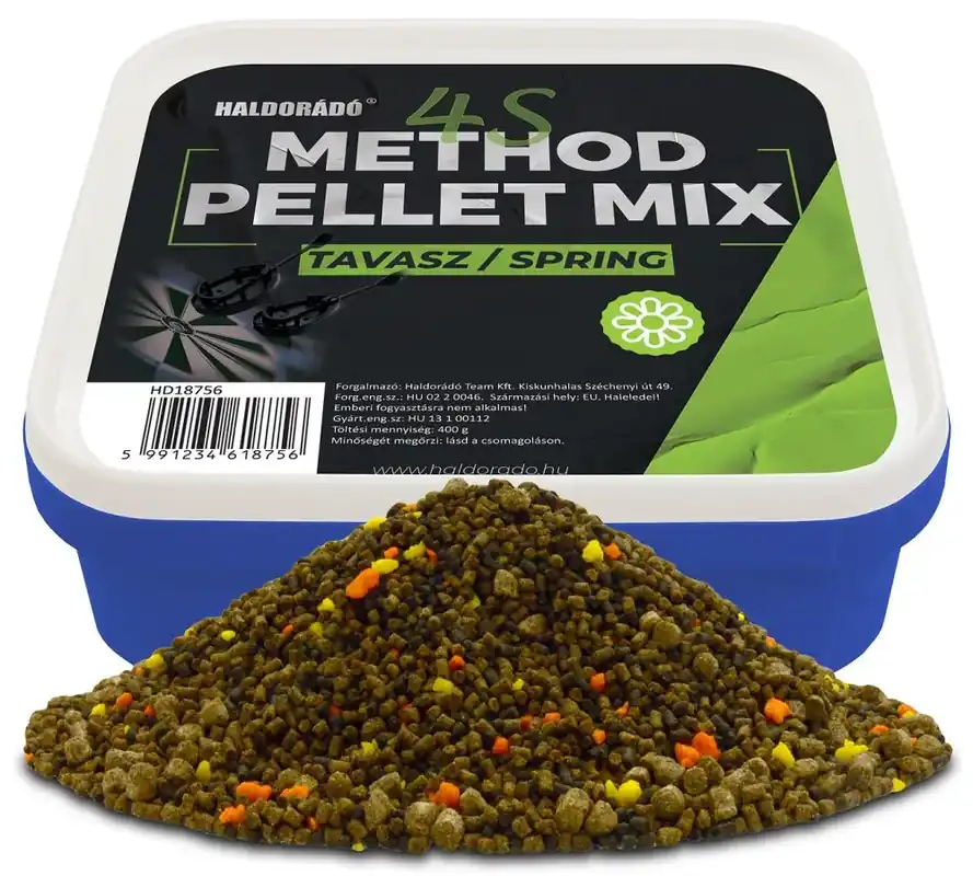 Haldorádó 4S Method Pellet Mix - Tavasz - Etető Pellet Express Levering