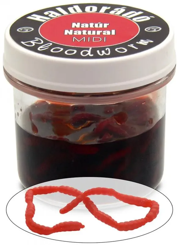 Haldorádó Bloodworm Midi - Natúr Gumi Szúnyoglárva Actieprijs