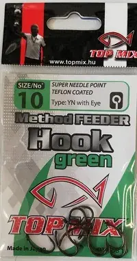 Uitverkoop Method Feeder horog 10, zöld