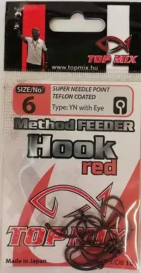 Method Feeder horog 6, vörös Betrouwbaar