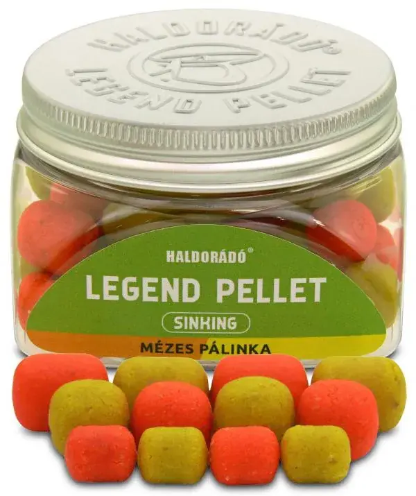 Haldorádó LEGEND Sinking 8, 12, 16 mm Mézes Pálinka Csalizó Pellet Beperkte Voorraad