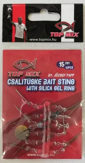 Csalitüske szilikon hajszál előkén, 15mm Veilige Betaling