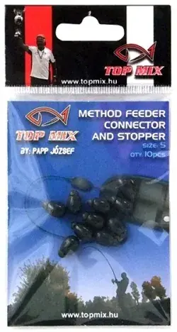 Aanbieding Method Feeder gyorskapocs, army green "S"