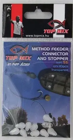 Method Feeder gyorskapocs, fluo clear "SS" Superprijs