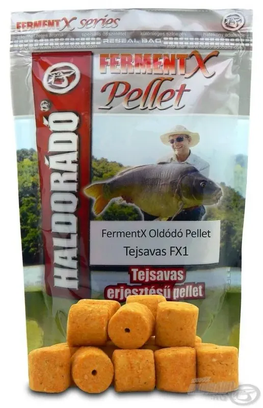 Beste Prijs Haldorádó FermentX Tejsavas FX1 12mm Oldódó Csalizó Pellet
