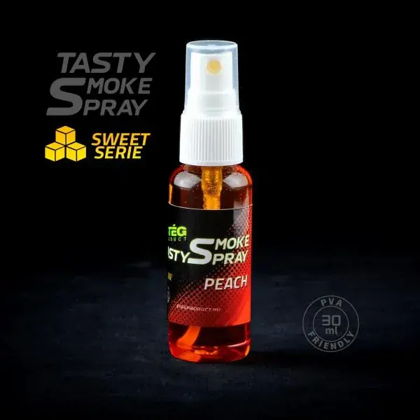Stég Tasty Smoke Spray Peach (barack) 30ml aroma Laatste Versie