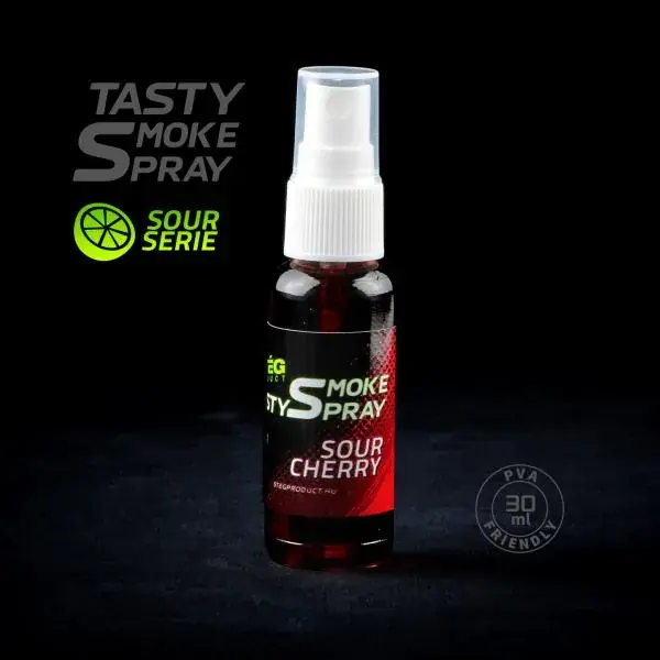 Stég Tasty Smoke Spray Sour Cherry (meggy) 30ml aroma Koopje