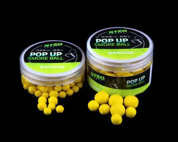 Stég Product Smoke Ball 8-10mm BANÁN 20g PopUp Hete Deal