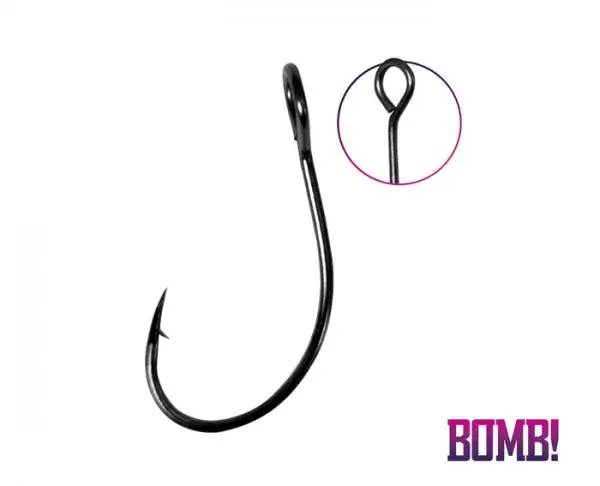 Actieprijs BOMB! HardLURE szakállas horog / 10db-6