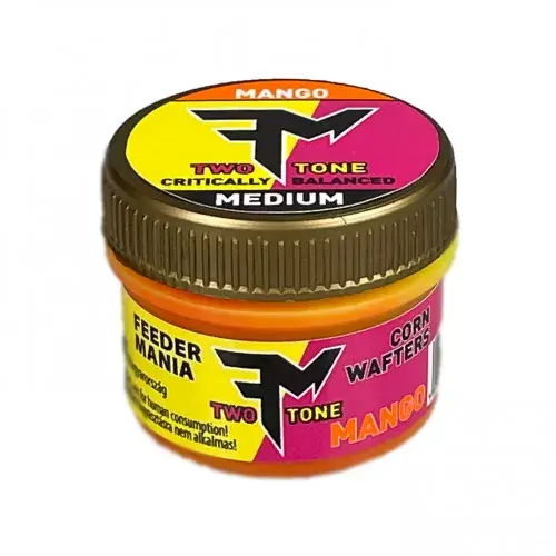 Flitsaanbieding Feedermánia Corn Wafters Two Tone - Medium MANGO (12szem/tégely) Wafters