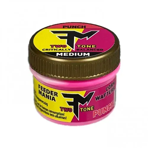 Feedermánia Corn Wafters Two Tone - Medium PUNCH (12szem/tégely) Wafters Tijdelijk Beschikbaar