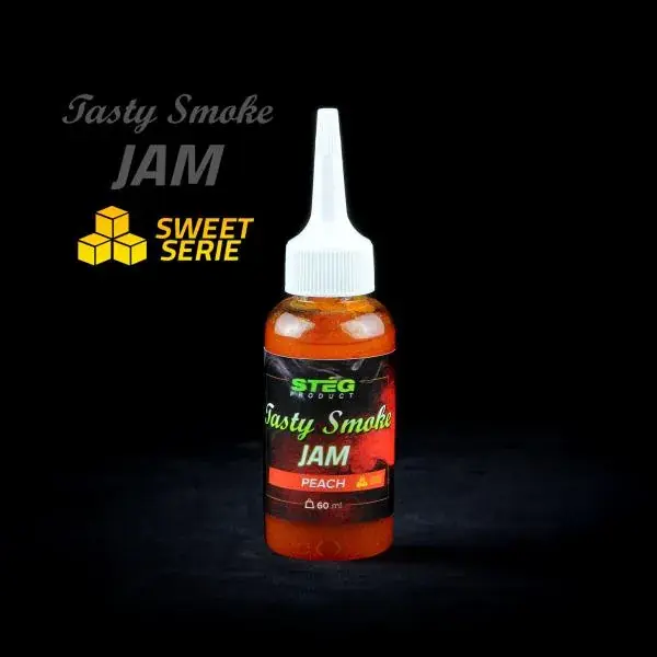 Flitsaanbieding Stég Tasty Smoke Jam Peach (barack) 60ml aroma
