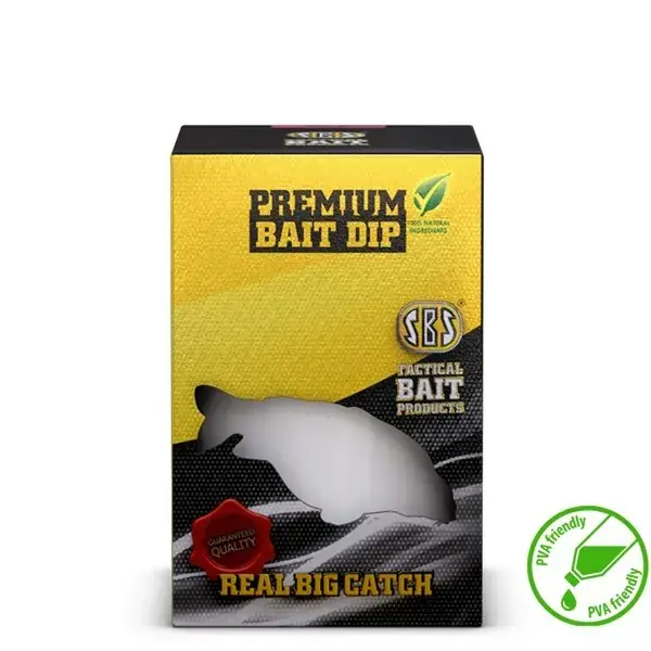 SBS PREMIUM BAIT DIP – 80 ML C1 (vajkaramella-tigrismogyoró) Express Levering