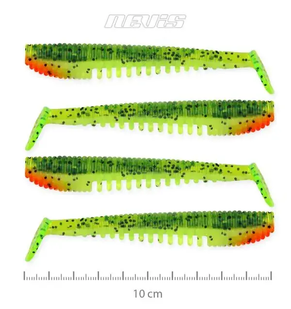 Hoge Kwaliteit Impulse Shad 10cm 4db/cs (neonzöld)