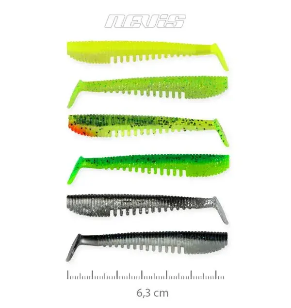 Uitverkoop Impulse Shad 6.3cm 6db/cs /5szín/