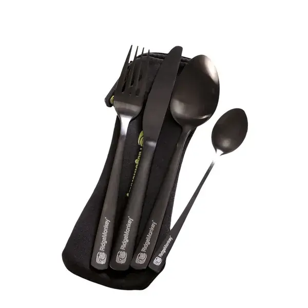 RIDGEMONKEY DLX CUTLERY SET EVŐESZKÖZ KÉSZLET Meest Verkocht