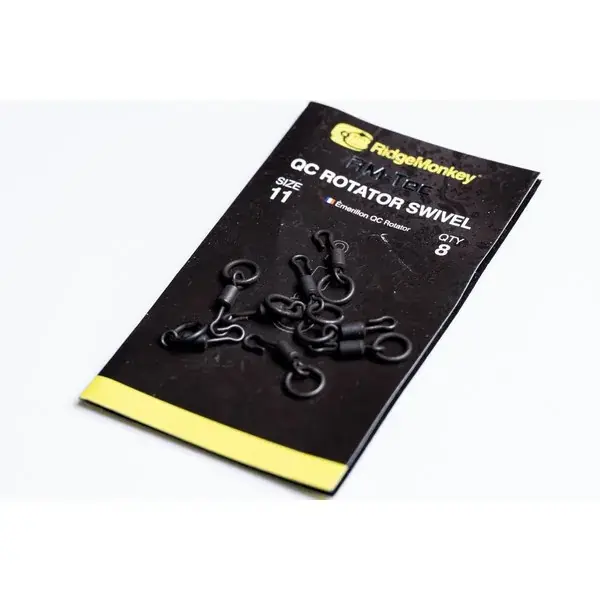 Premium RIDGEMONKEY QUICK CHANGE ROTATOR SWIVEL KAPOCS SIZE 11
