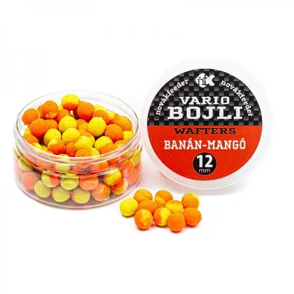 NovákFeeder Vario Bojli 12mm Mangó -Banán Wafters Speciale Aanbieding