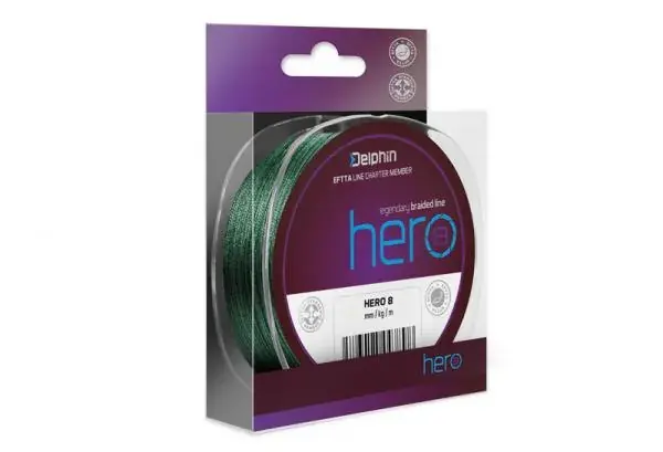 Lage Kosten Delphin HERO 8 / zöld-0,12mm 8,20kg 300m fonott zsinór
