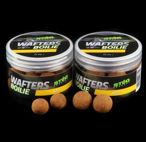 Stég Wafters Boilie 16mm SZ-1 (chili-barack) 60g wafters Meest Verkocht