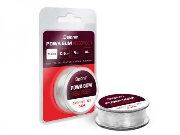 Delphin POWA GUM Absorber Transzparens-1mm/8kg/7m Betrouwbaar