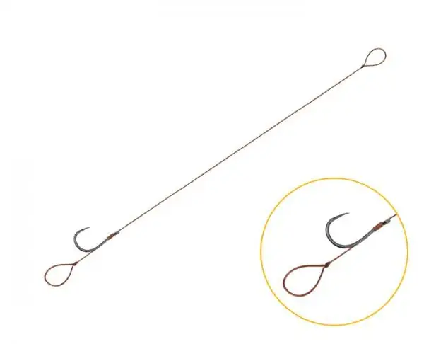 Laatste Versie Feeder kötött horog Delphin Proxi 8 Loop / 6db-8cm 8 SM