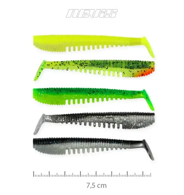 Direct Beschikbaar Impulse Shad 7,5cm 5db/cs /5szín/